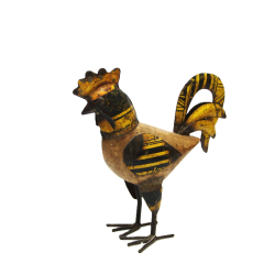 Kogut figurka metalowa z recyclingu 23x23cm